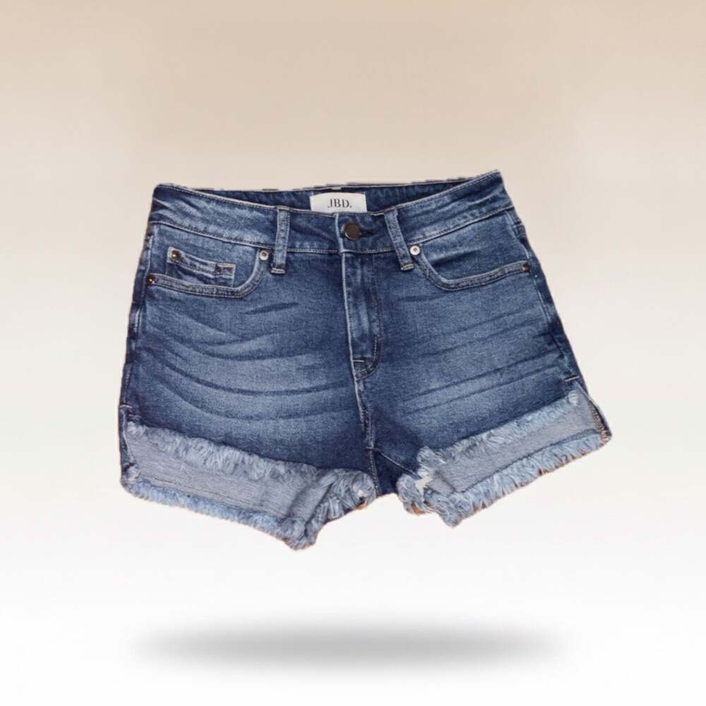 JDP Paige Girls Dark wash denim shorts 11/12